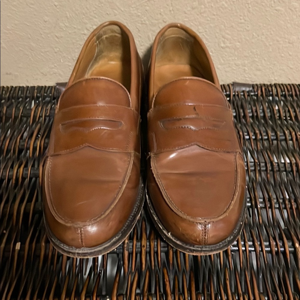 Men's Brown Leather Loafers